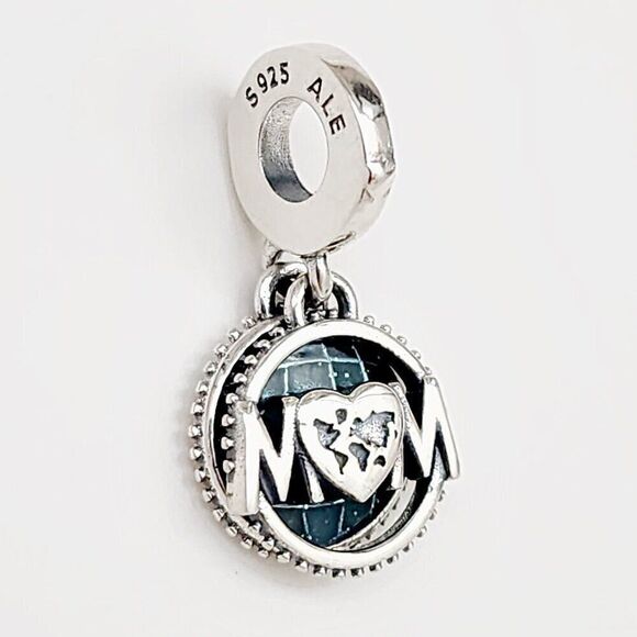 Pandora Glitter Globe Mom Dangle Charm - Picture 3 of 6